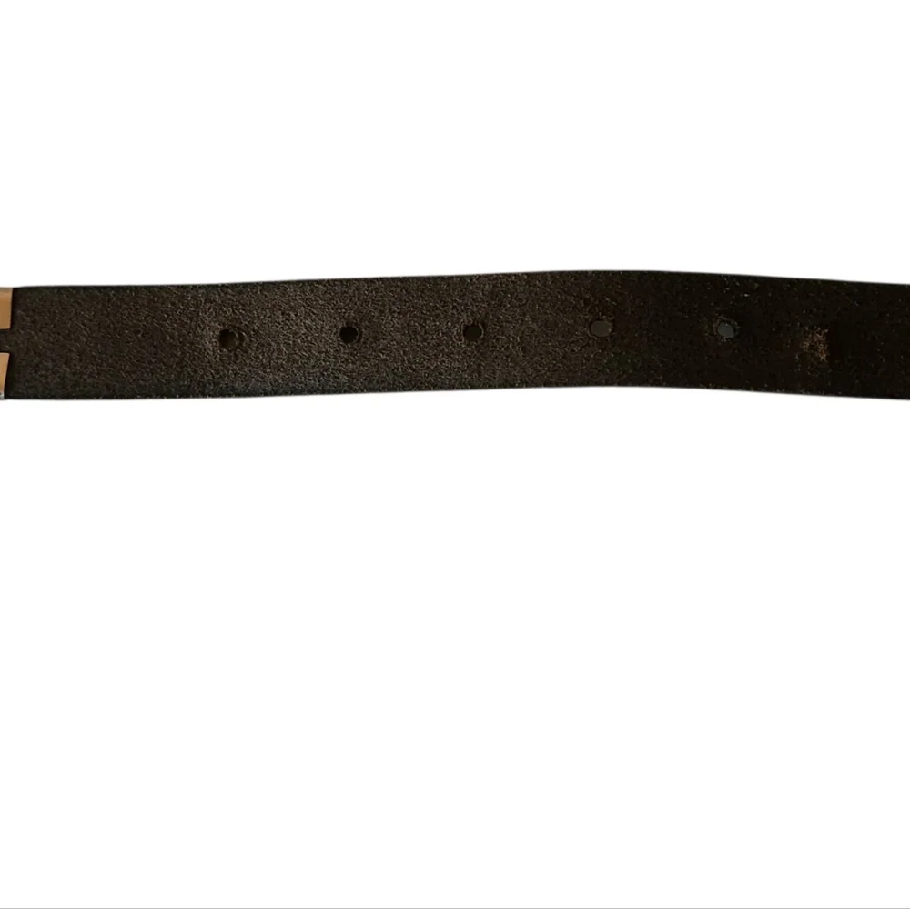 Beaded Leather Belt with Silver Buckle Small Thunderbird